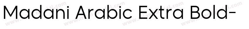 Madani Arabic Extra Bold字体转换